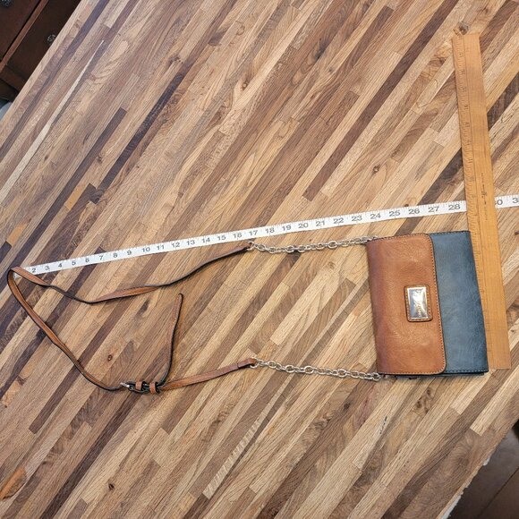 Simply Noelle Crossbody Wallet Convertible Brown Faux Leather - Picture 11 of 14